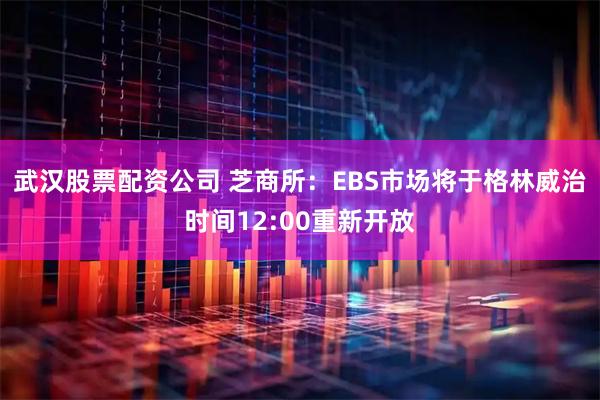 武汉股票配资公司 芝商所：EBS市场将于格林威治时间12:00重新开放